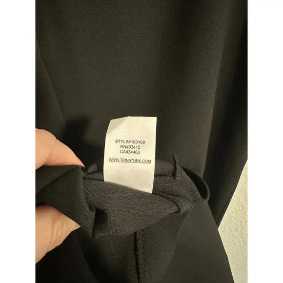 Trina Turk Bejeweled Rhinestone Mock Turtleneck Tunic Size 8 - Picture 12 of 15